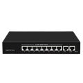 10-портовый РOЕ коммутатор (8 портов POE + 2 порта UpLink) POE-812