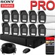 Продвинутый комплект IP-камер SONY 5 Мегапикселей ZoomPRO-серии с записью звука «Парковка PRO-10 IP 3K» - фото 12757