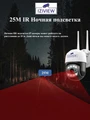 4G поворотная IP-камера, 2 Мп, ночь 30м, звук, MicroSD IZIVIEW-R17LU 4G