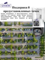 Сдвоенная 4G поворотная IP-камера 4Мп+4Мп, ночь 30м, звук, MicroSD IZIVIEW-R21ZU 4G