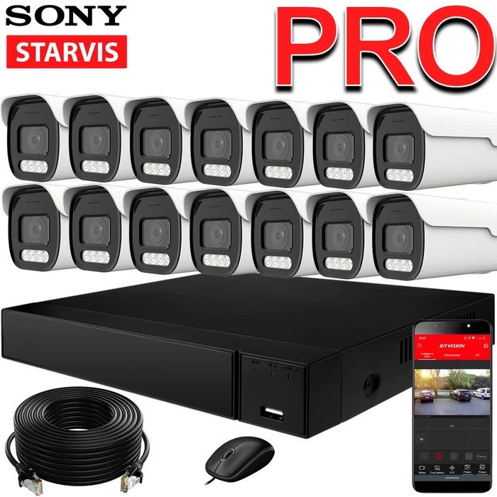 Комплект видеонаблюдения STARVIS VARIO Starvis Vario 5 Мп Sony — 14 камер