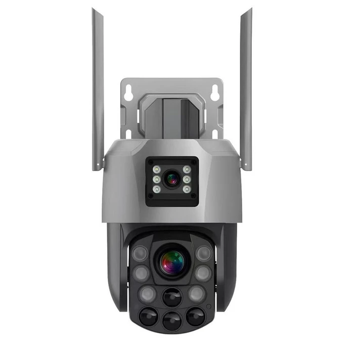4G поворотная IP-камера 2Мп+2Мп, 20X-зум, ночь 250м, звук, MicroSD IZIVIEW-R26RU 4G ZM