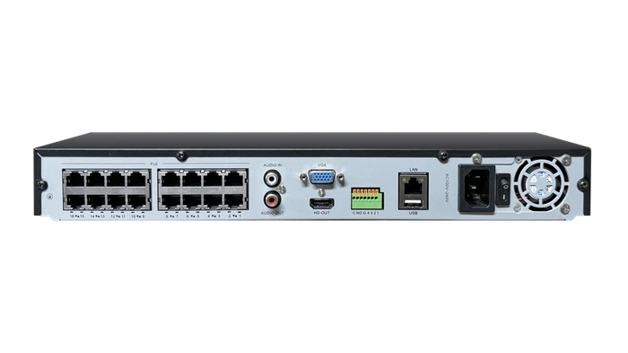 32-канальный IP-видеорегистратор, встроенное PoE*16, HDD*2 IVR1681P(RU)