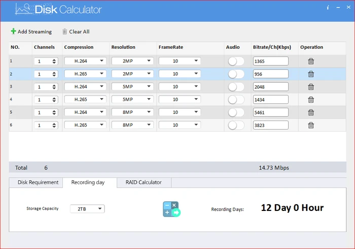 Калькулятор дискового пространства Disk Calculator Disk Calculator