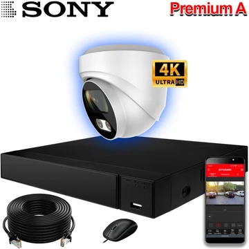 Система видеонаблюдения Premium PRO • 1 камера Premium-1 IP 4K (купол)