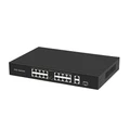 18-портовый РOЕ коммутатор (16 портов POE + 2 порта UpLink + 1 порт SFP) InControl POE-1612